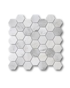 East Hampton Large Hexagon Mosaic, Honed