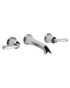 Empire Wall Mounted 3 Hole Basin Mixer