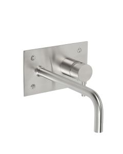 Hudson Wall mounted single lever basin mixer