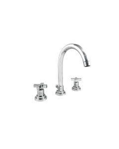 Novara Deck Mounted 3 Hole Basin Mixer