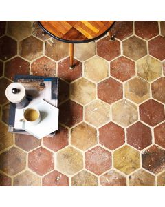 Reclaimed Terracotta Hexagon