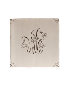 English Delft Charcoal Snowdrop