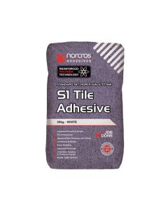 Norcros S1 Flexible Standard Set Adhesive White